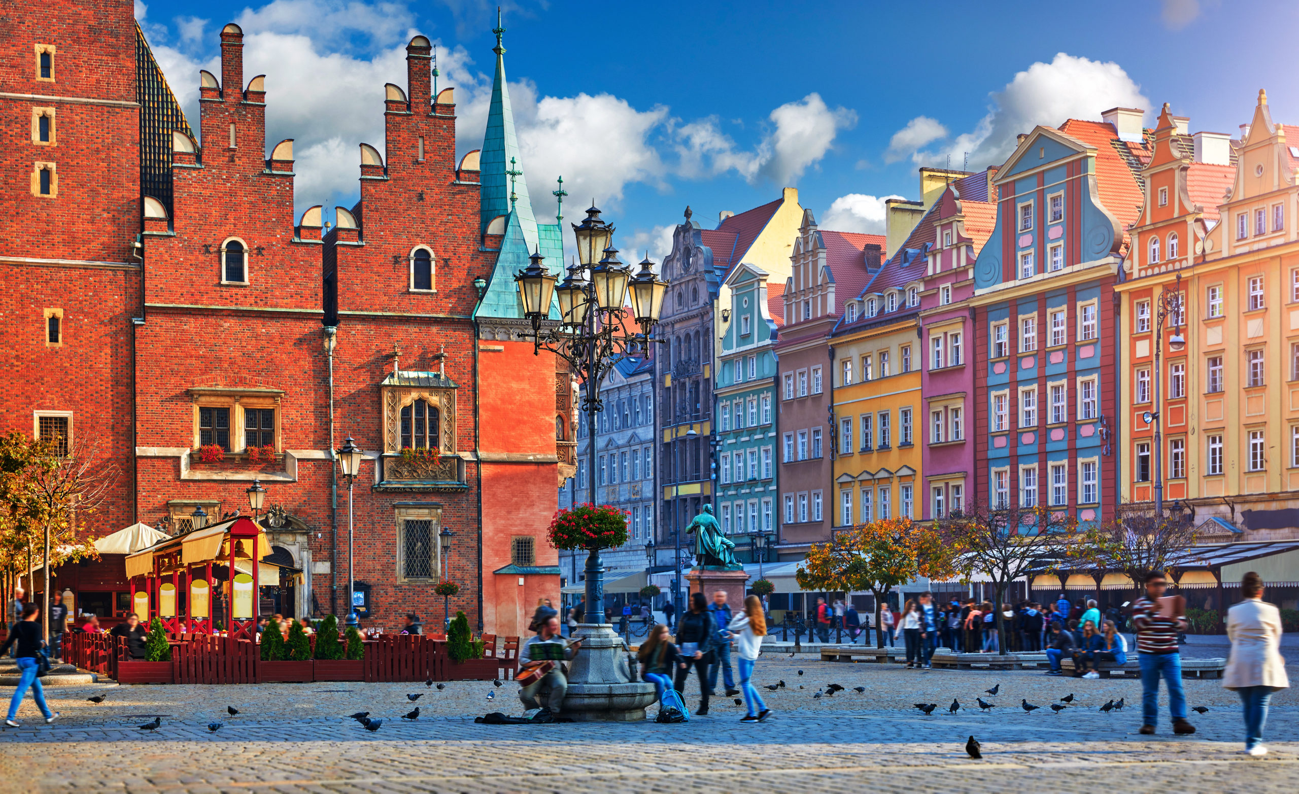 Wroclaw, Market Square, Camelot Poland